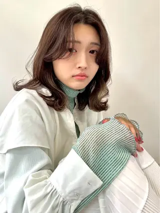 ミディアム 髪質改善サロン Canon bellのヘアスタイル