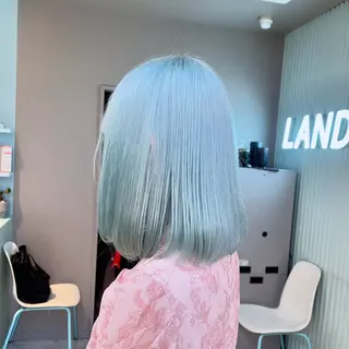 ミディアム カラー ブリーチカラー 🩵MIZUKIのヘアスタイル