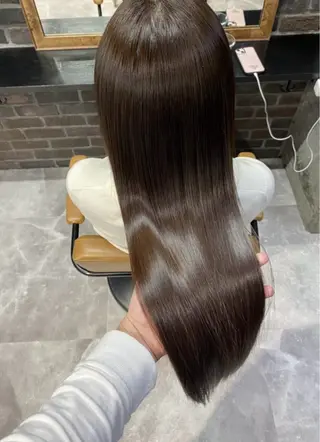 ロング カラー 髪質改善/ハイトーン MOLAのヘアスタイル