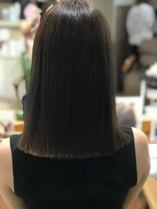 ミディアム 代表　清水稔也 オージュアソムリエのヘアスタイル