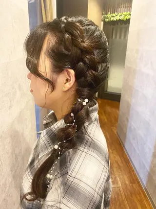 ヘアアレンジ 清川 椿咲のネイルデザイン