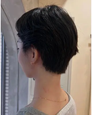 ショート デザインカット/ パーマ/nanaのヘアスタイル