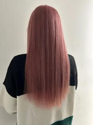 ロング カラー ケアパーマ/ケアブリ ーチdaisukeのヘアスタイル