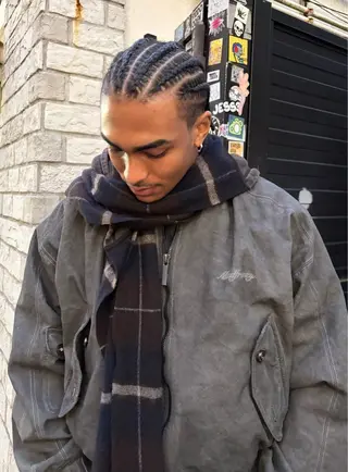 ミディアム ヘアアレンジ メンズ SALOWIN 神宮前５丁目店所属・メンズ/特殊ヘア パーマ🕷️小夏貴也のヘアスタイル