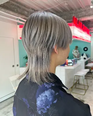 メンズ 💥ウルフカット デザインあんな💥のヘアスタイル