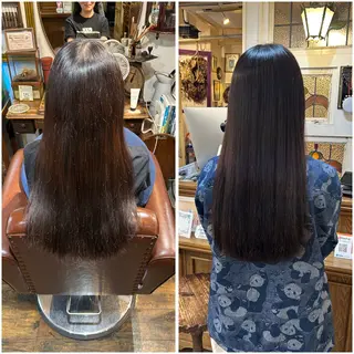 ロング パーマ BRITS 渡辺 菜々子のヘアスタイル