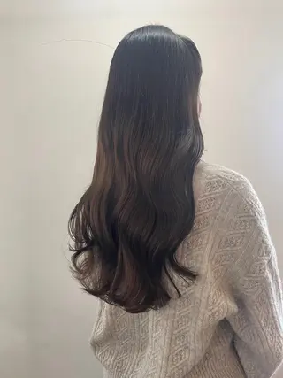 ロング mopa所属・mopa_kaede 暖色カラー/ロングのヘアスタイル