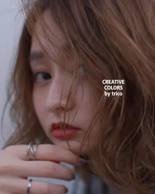 ミディアム カラー ヘアアレンジ 竹内啓太 ボブのヘアスタイル