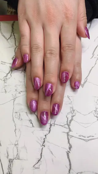 ネイル はな💎ネイル ワンホン、長さ出しのネイルデザイン