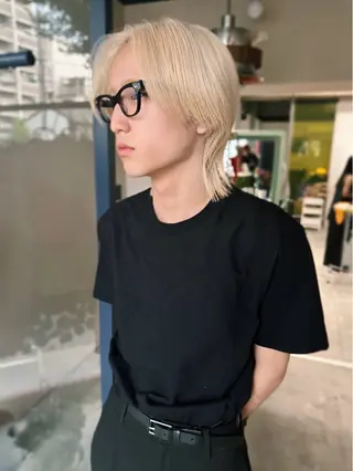 ショート カラー 🧡色落ちまで2度綺 麗なカラー🧡ヨシキのヘアスタイル