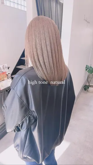 セミロング 河内 元伸のヘアスタイル