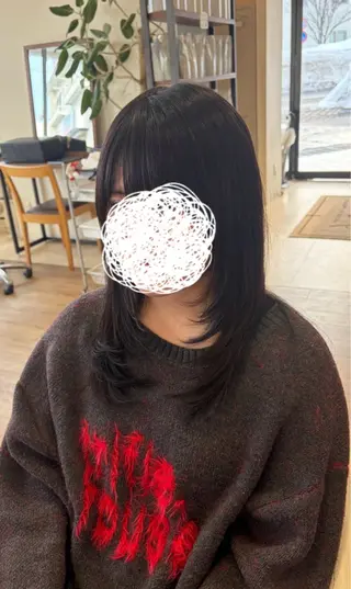 ロング ヘアアレンジ 水木 里咲のヘアスタイル