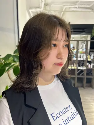 ミディアム カラー Riches by ENVY 西宮北口【リシェス バイ エンヴィー】所属・カラーリスト IKUHOのヘアスタイル