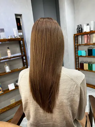 ロング Un ami shibuya所属・平居 舞白のヘアスタイル