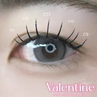 マツエク・マツパ Valentine所属・口コミ高評価✨ 安達ももかのマツエク・マツパデザイン