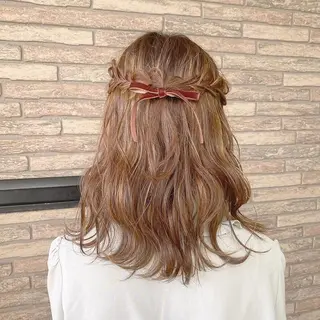 ミディアム ヘアアレンジ mako︴ Euphoriaのヘアスタイル