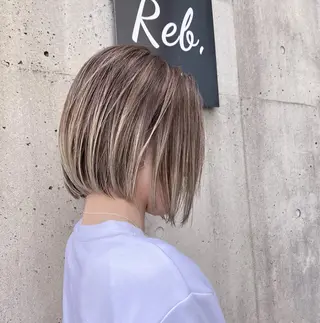 ショート カラー ネイル マツエク・マツパ 中山 天地のヘアスタイル