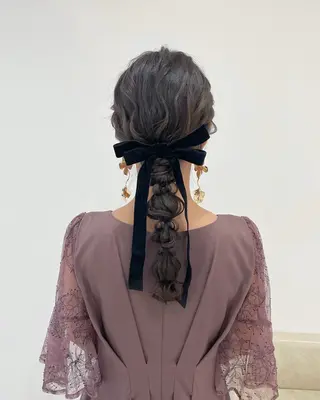 ロング 倉地 更彩のヘアスタイル