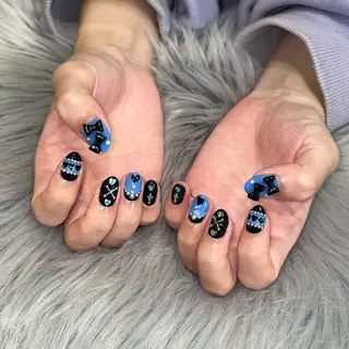 ネイル RICO NAIL所属・RICO Nail パーツつけ放題🌈のネイルデザイン