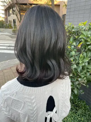 ミディアム 韓国風ヘア♡ runaのヘアスタイル