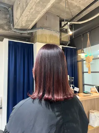 セミロング カラー Neale. ユメのヘアスタイル