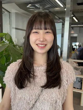 ロング 🌞レイヤー×カラー 前川那津美🌞のヘアスタイル