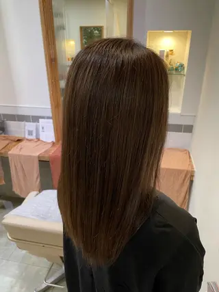 ミディアム カラー 髪質改善/レイヤー /ボブ/中村莞太朗のヘアスタイル