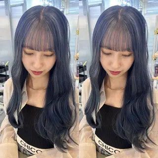 ロング カラー yori SAPPORO所属・yoriダブルカラー 代表すがわらのヘアスタイル