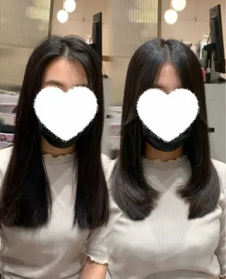 ミディアム 内田 志乃のヘアスタイル