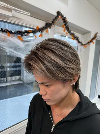 カラー メンズ 【バレイヤージュ】 🔥メンズRYUTAのヘアスタイル