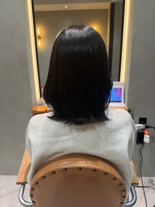 ミディアム La fith hair corona 河原町所属・HINATA / La fith河原町のヘアスタイル