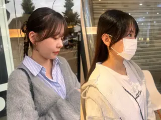 セミロング リリカ🐈‍⬛ブリー チカラー/上永谷のヘアスタイル