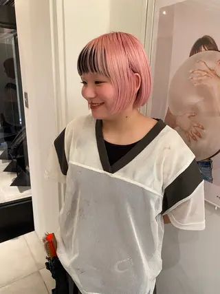 ショート カラー riria/ボブ /ブラウンカラー🎀のヘアスタイル