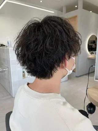 パーマ メンズ Tink　天神店所属・今村賢治/メンズ/ レイヤー✨艶カラーのヘアスタイル