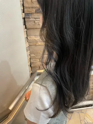 セミロング カラー 韓国レイヤーカット 🫧大阪梅田レイヤーのヘアスタイル