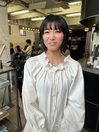 ショート NOUN所属・eri kinjoのヘアスタイル