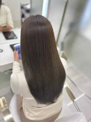 ロング カラー 春妃🌷.*うる艶 カラー𝜗𝜚銀座のヘアスタイル