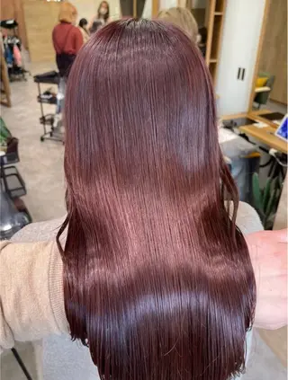 カラー うる艶カラー✨️ 耳ツボ💠mamiのヘアスタイル