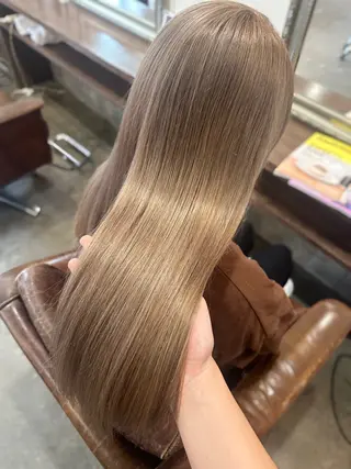 ロング カラー ✨艶カラー/韓国ヘア ✨momoriのヘアスタイル