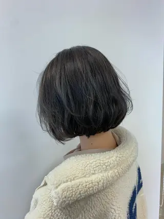 ショート カラー 顔まわりカット✄ ベージュカラー🧸のヘアスタイル