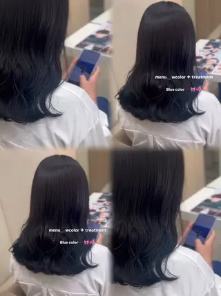 セミロング 🎀さ こﾁ🎀のヘアスタイル