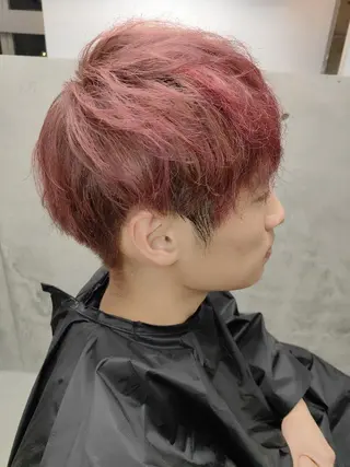 ショート カラー メンズ 【メンズ専門】 田口雄也のヘアスタイル