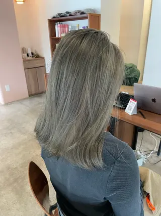 ミディアム カラー ゆるふわガーリーst yle🩰yuukaのヘアスタイル