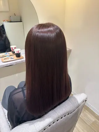 ミディアム 中田 渚のヘアスタイル