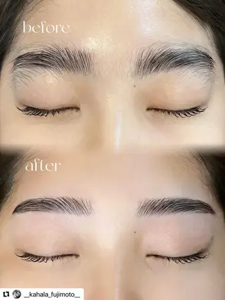 アイブロウ Fujimoto 🦭⸝⋆꙳のマツエク・マツパデザイン