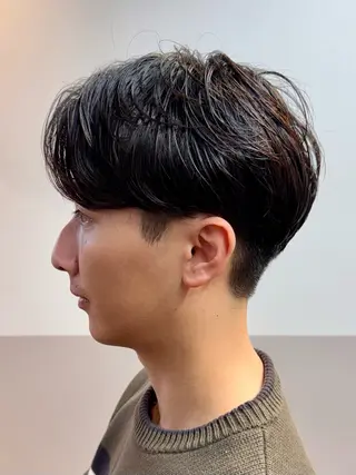 ショート パーマ メンズ lana hair  新宿髪質改善トリートメント新宿三丁目【ラナヘアー】所属・新宿メンズ専門 髪質改善パーマ特化のヘアスタイル