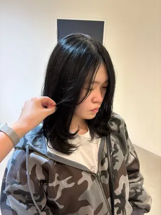 ミディアム MOND/ Takaneのヘアスタイル