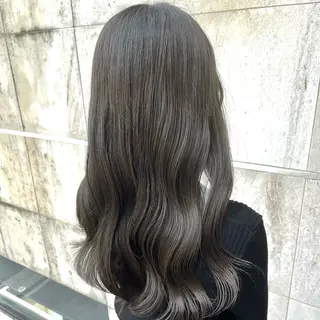 ロング カラー ブリーチなし✨艶髪 カラー𓃲YAGIのヘアスタイル