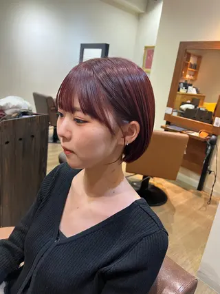 ショート カラー アトリエNew York三ノ輪店所属・miku 三ノ輪のヘアスタイル