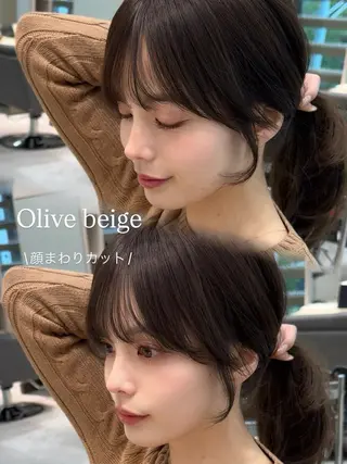 ミディアム COALL nex the salon所属・Riria✨ 透明感カラーのヘアスタイル